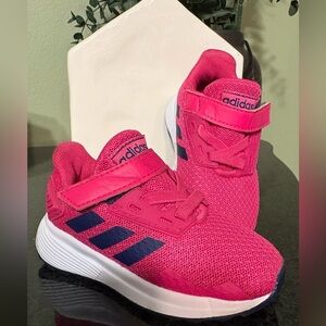 5/$30 Adidas Durango Toddler Athletic Running Shows Pink and Navy EUC 5K